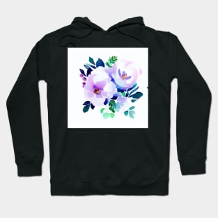 Watercolor Flower Hoodie